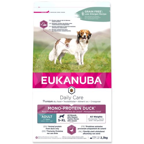 EUKANUBA Daily Care Adult Mono Protein Duck 2,3kg