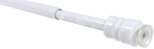 Vitrážna tyč FLEX 36-60cm kovová BIELA