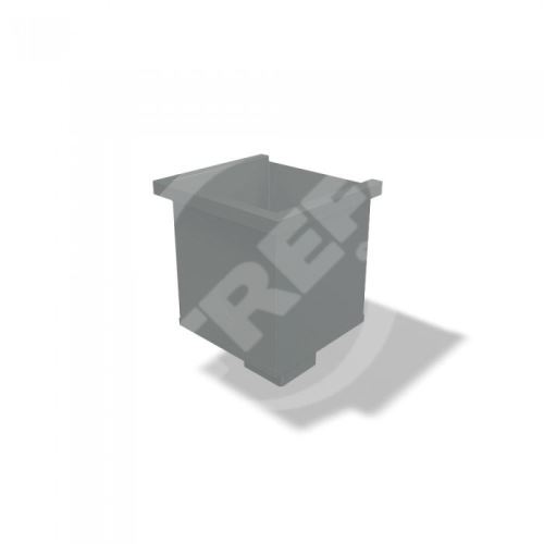 PREFA štvorcová zberná miska pre štvorcový odtok 100x100 mm, svetlosivá P10