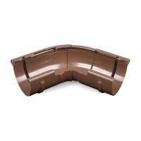 BRYZA nastaviteľný vonkajší roh žľabu 120°-145° plast Ø 100 mm, hnedý RAL 8017 BRYZA nastaviteľný vonkajší roh žľabu 120°-145° plast Ø 100 mm, hnedý RAL 8017