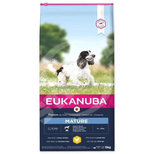 EUKANUBA Dospelé stredné plemeno 15 kg