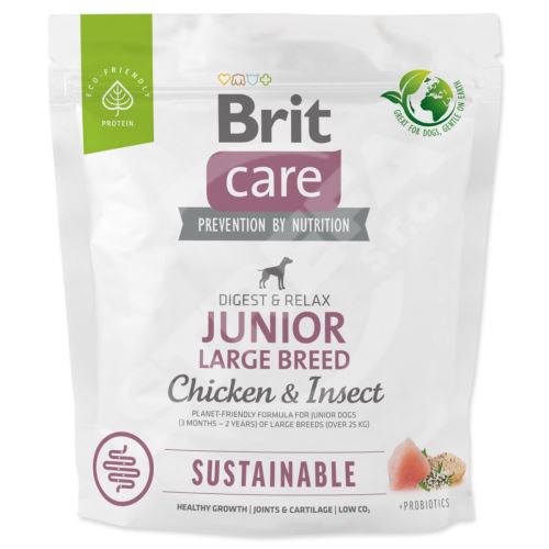 Brit Care Dog Sustainable Junior Large Breed Chicken & Insect 1kg