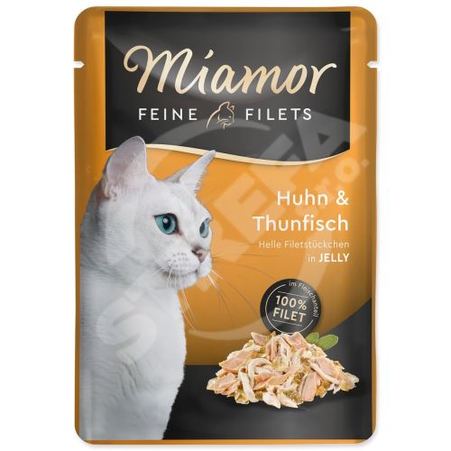 MIAMOR Feine Filets kuracie mäso + tuniak v želé 100 g