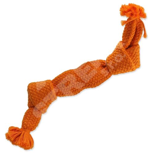 Uzol DOG FANTASY oranžový pískací 2 knôty 35 cm 1 ks