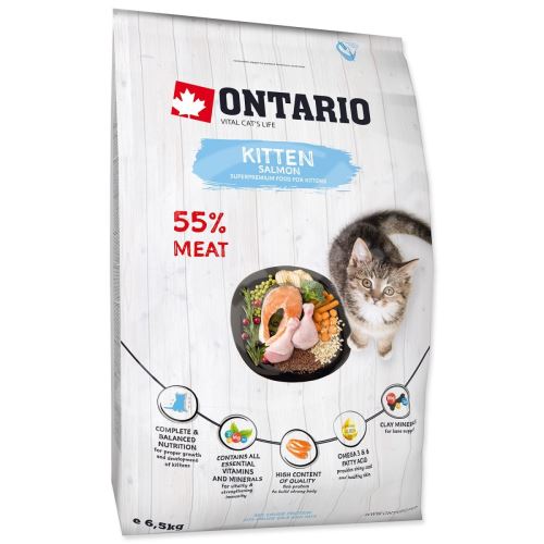 Ontario Kitten Salmon 6,5kg