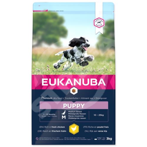 EUKANUBA šteňa stredné plemeno 3 kg