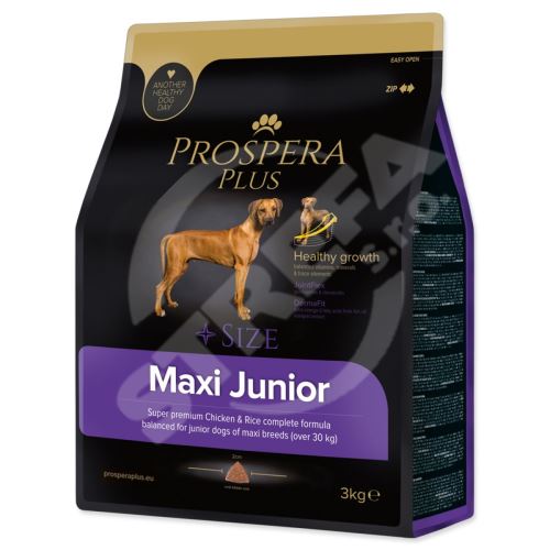 Prospera Plus Maxi Junior kuracie mäso s ryžou 3kg