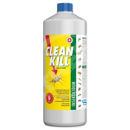 CLEAN KILL mikro-rýchly sprej proti hmyzu 1000 ml