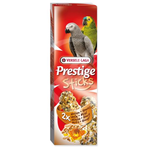 Prestige tyčinky orechy a med pre veľké papagáje 140 g