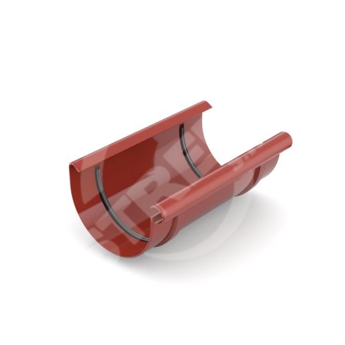 BRYZA Plastová žľabová spojka Ø 150 mm, červená RAL 3011