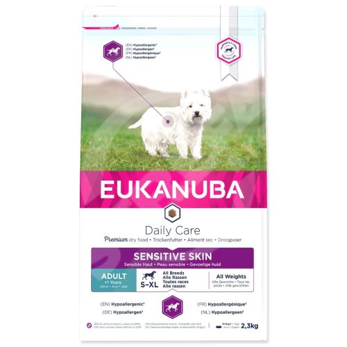 EUKANUBA Daily Care Sensitive Skin 2,3kg