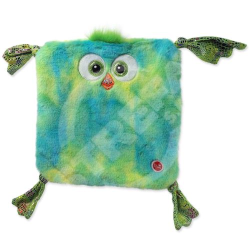 Hračka DOG FANTASY Monsters chicken square blue šuštiaca 28 cm