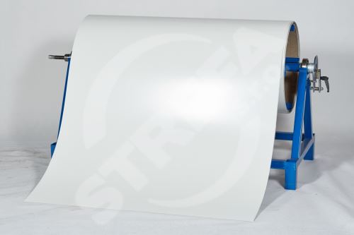 Pozinkovaný plech vo zvitku 0,5 x 1250 mm, biely (RAL 9010)
