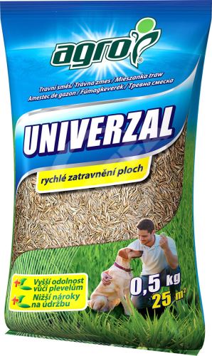 AGRO trávna zmes Universal 0,5kg