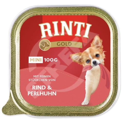 RINTI Gold Mini hovädzie mäso + perlička 100 g