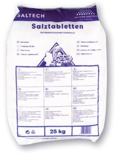 Tabletová soľ - regeneračná 25kg
