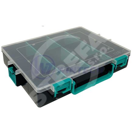 VISIBOX prázdny XL čierna/zelená - 285x212x47 mm - balenie po 1 ks